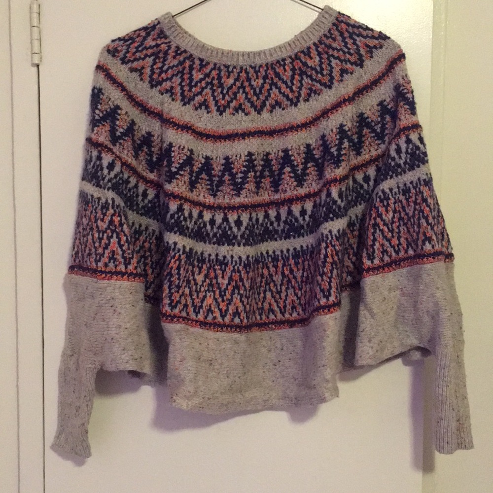 Boho Anthropologie poncho